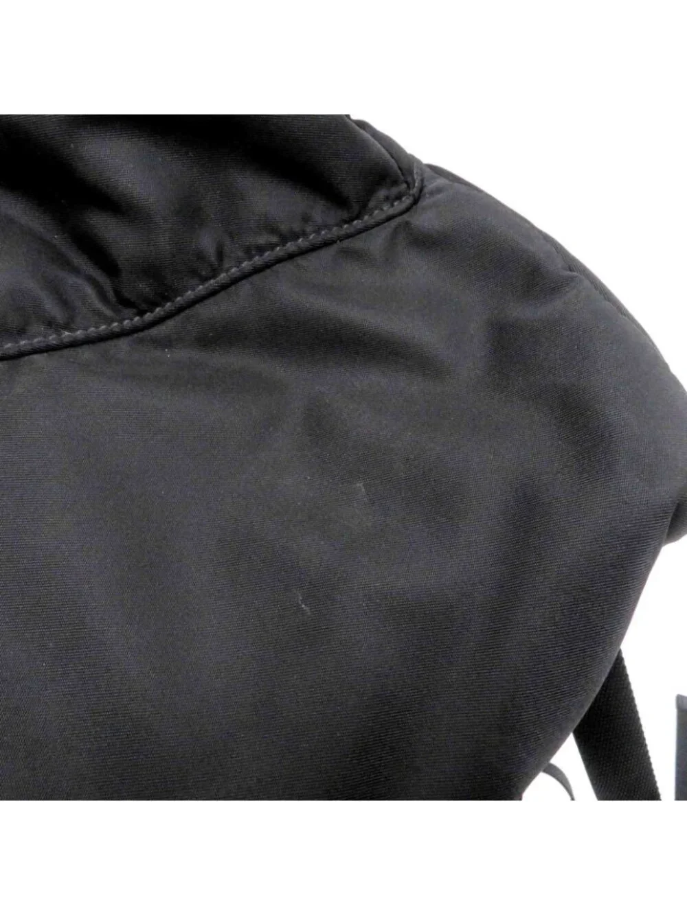 Prada Re-Nylon Saffiano Leather Backpack Black Silver Ny Nylon